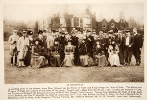 À Sandringham, du Times, années 1890